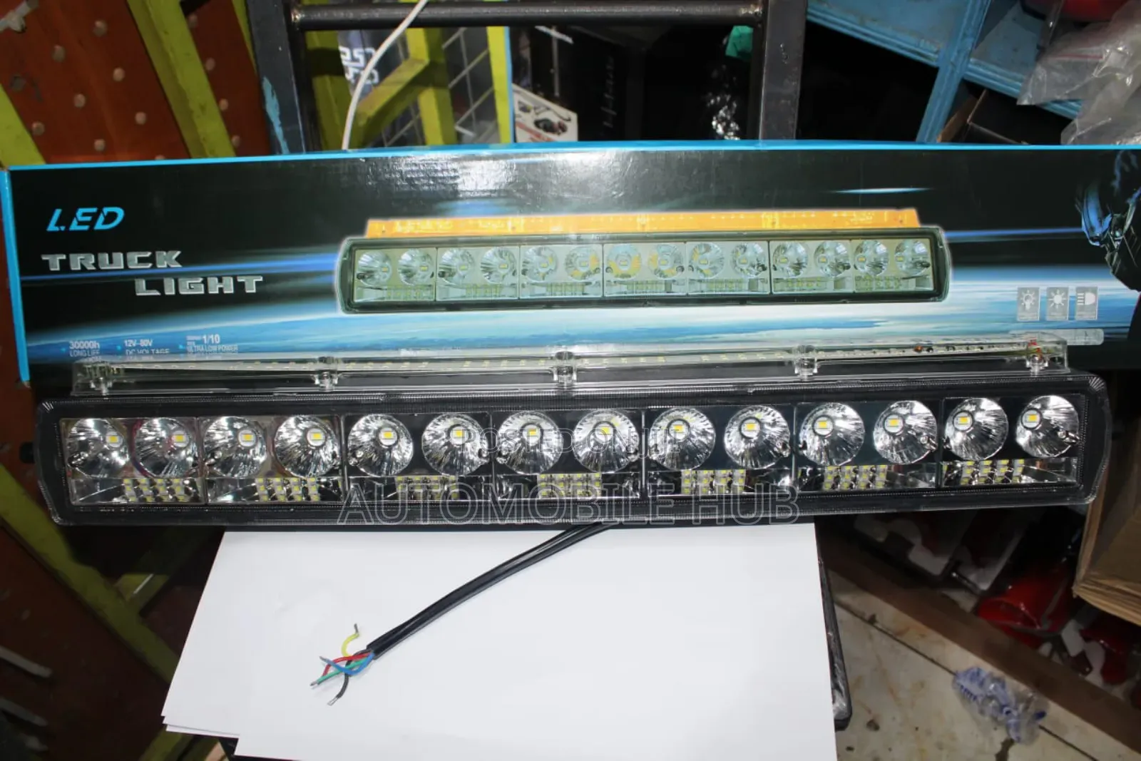 12-Led Ultra Bright Truck Light Bar for Motorbike Headlights