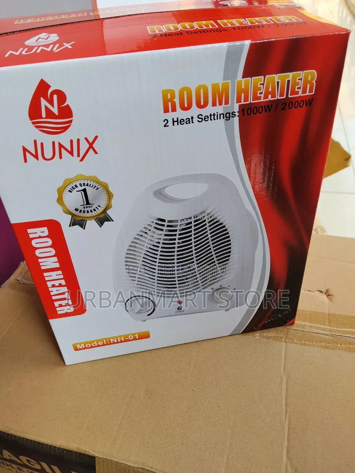 Nunix Nh-02 800w Quartz Room Heater With Safety Protection