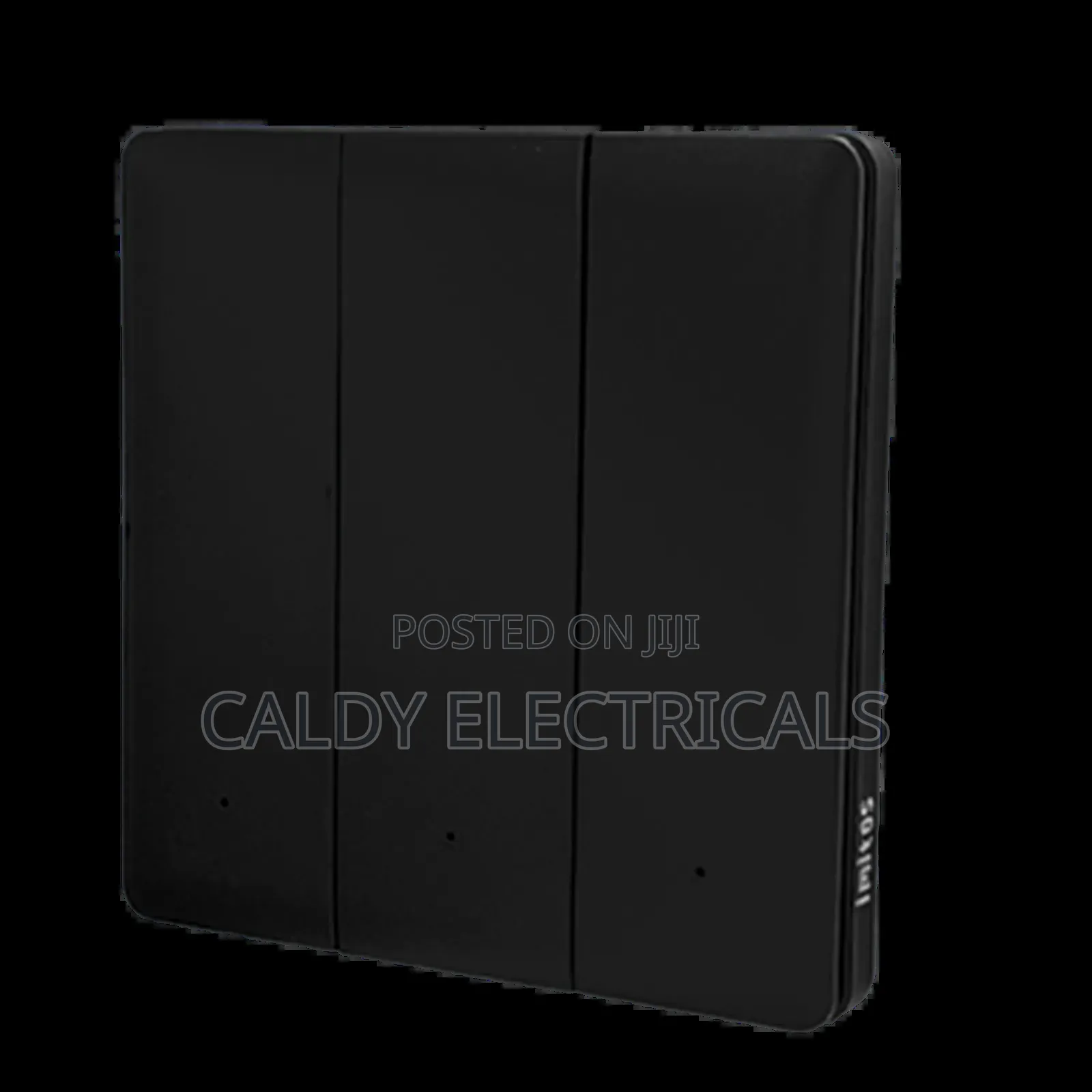 Black 3 Gang 2 Way Switch