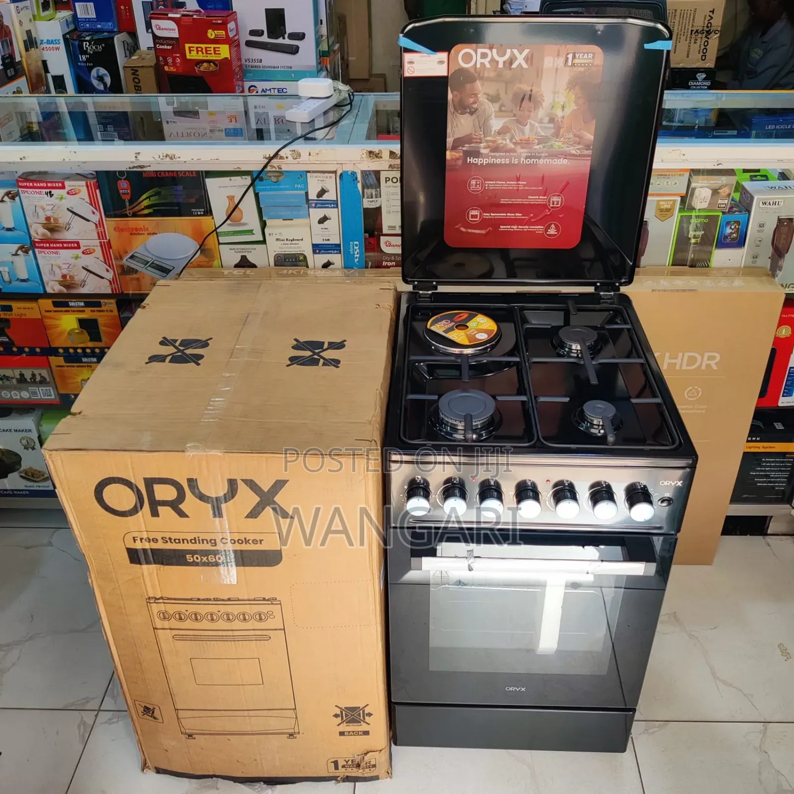Mika 50 by 60 Orxy Standing Cooker