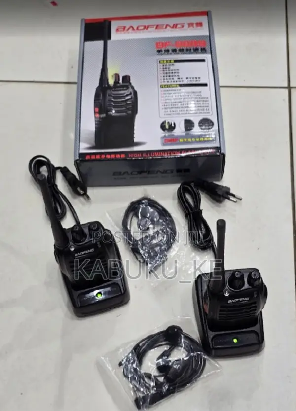 Baofeng 2 Pieces Bf-888s 3-5km Long Range Walkie Talkie Radio Calls