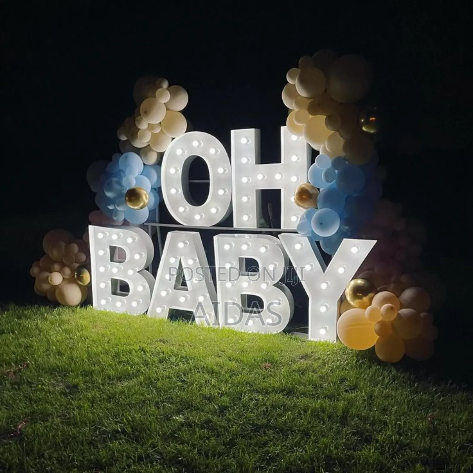 Big Led Marquee Letters for Hire – Light Up Your Event