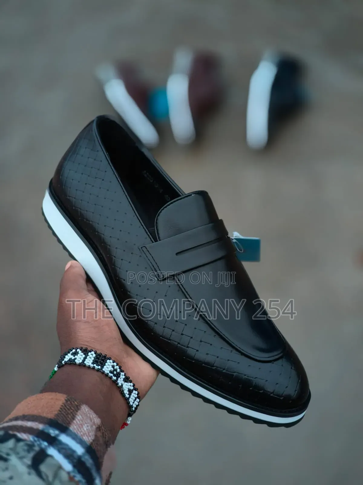 Quality Leather Men Casual Official Slip on Men Shoes
