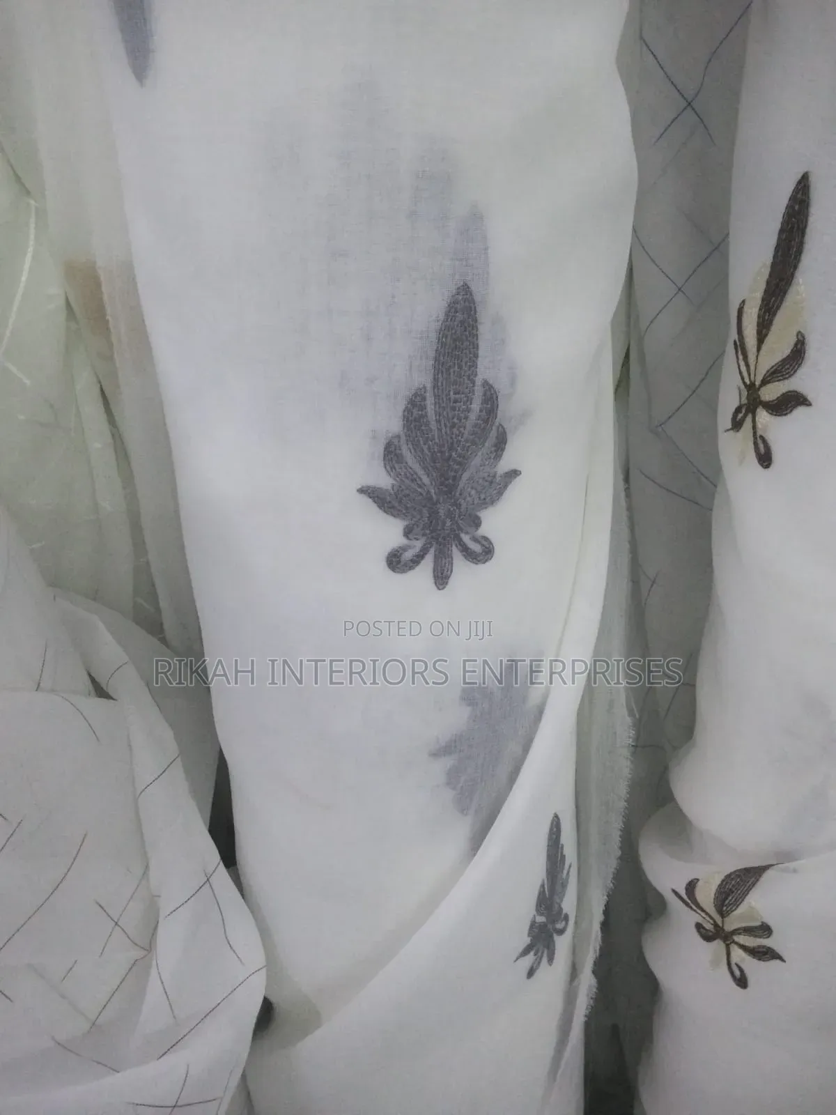 Sheer With Grey Details