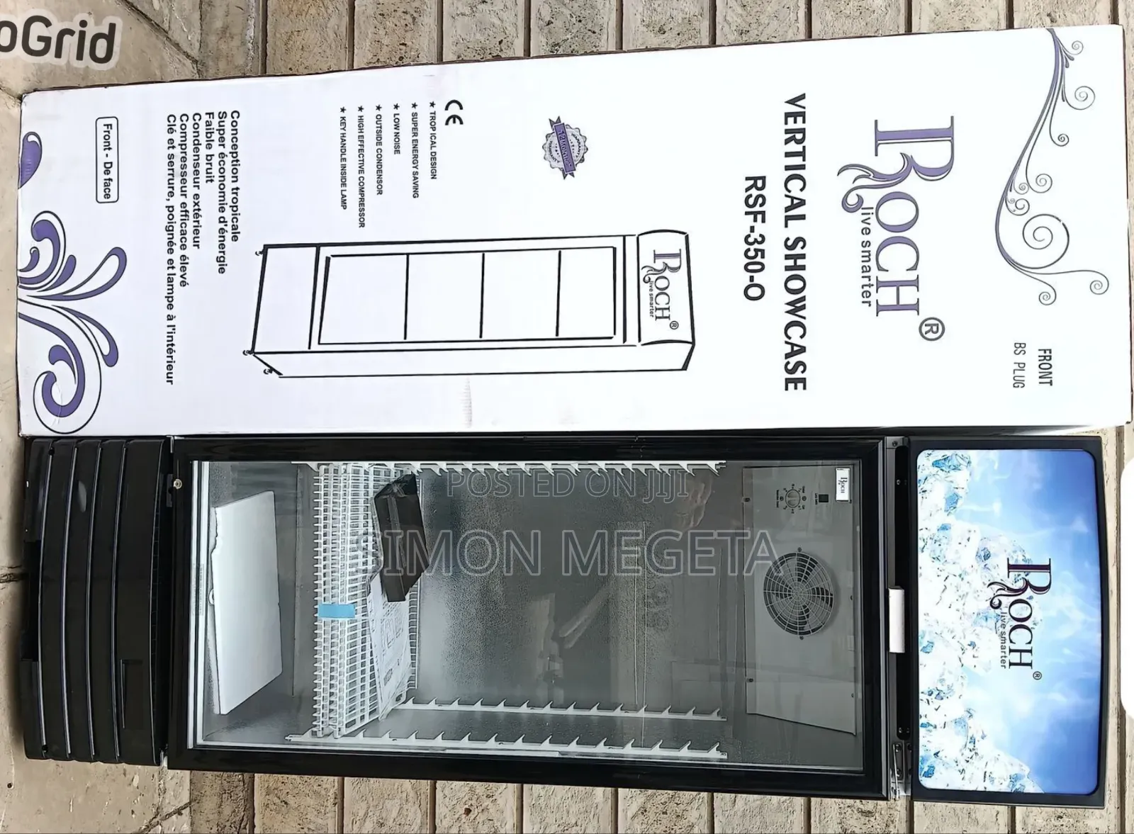 Roch Showcase Display Fridge 329 Litres