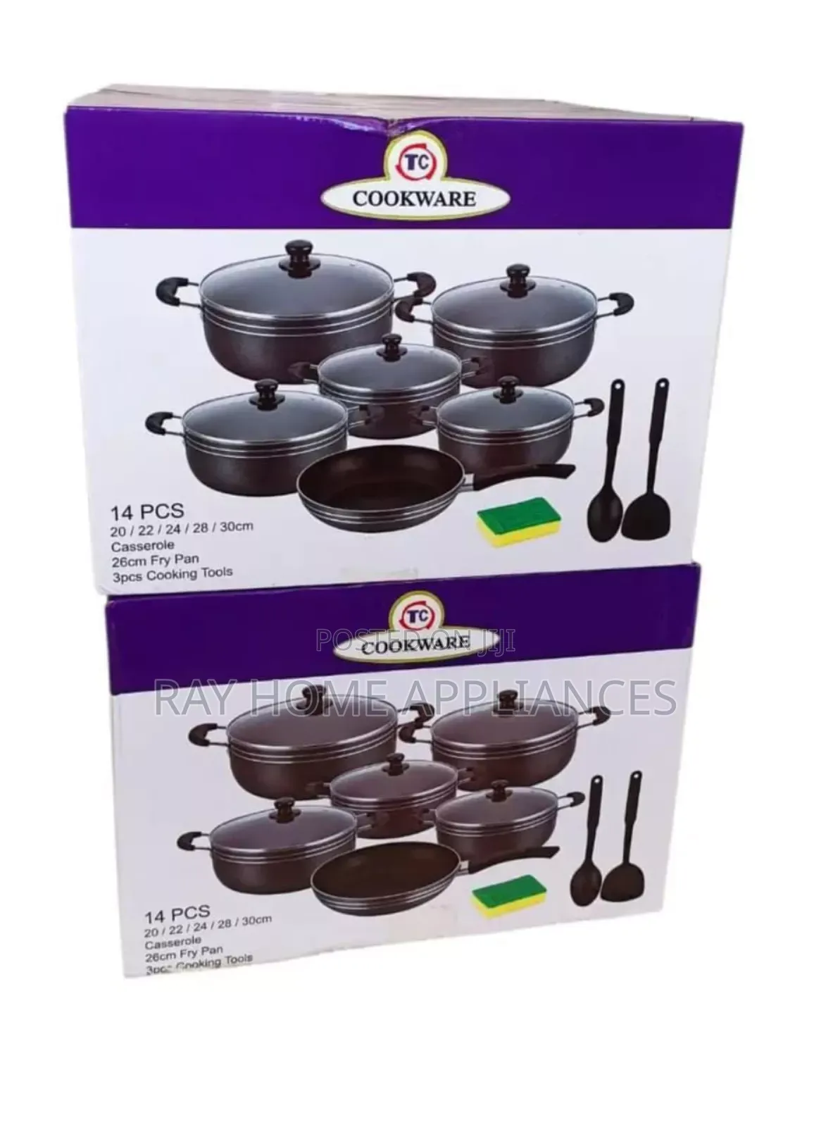 Tc 14 Pieces Nonstick Cookware Sets