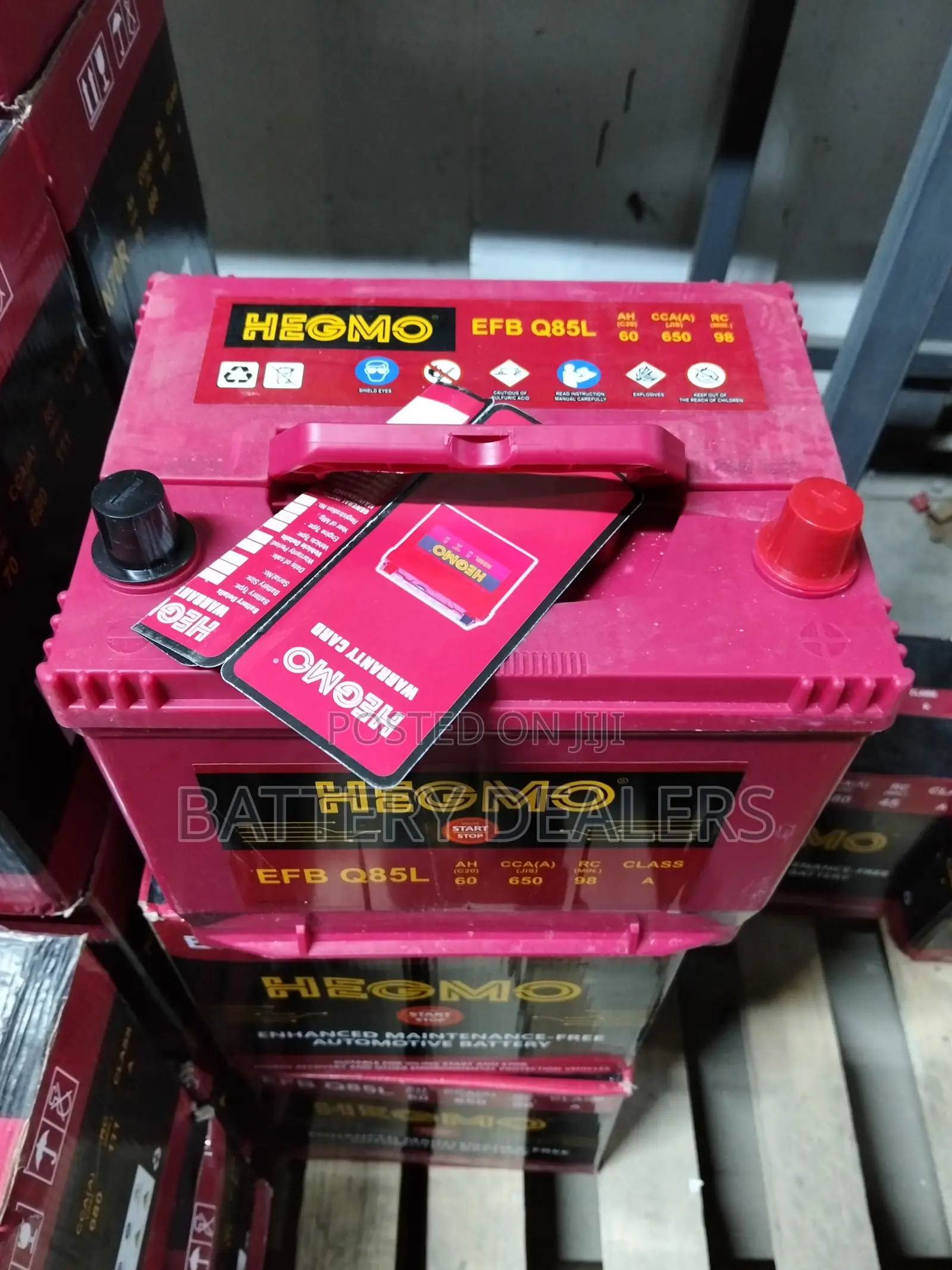 Hegmo Q85 Battery Start Stop