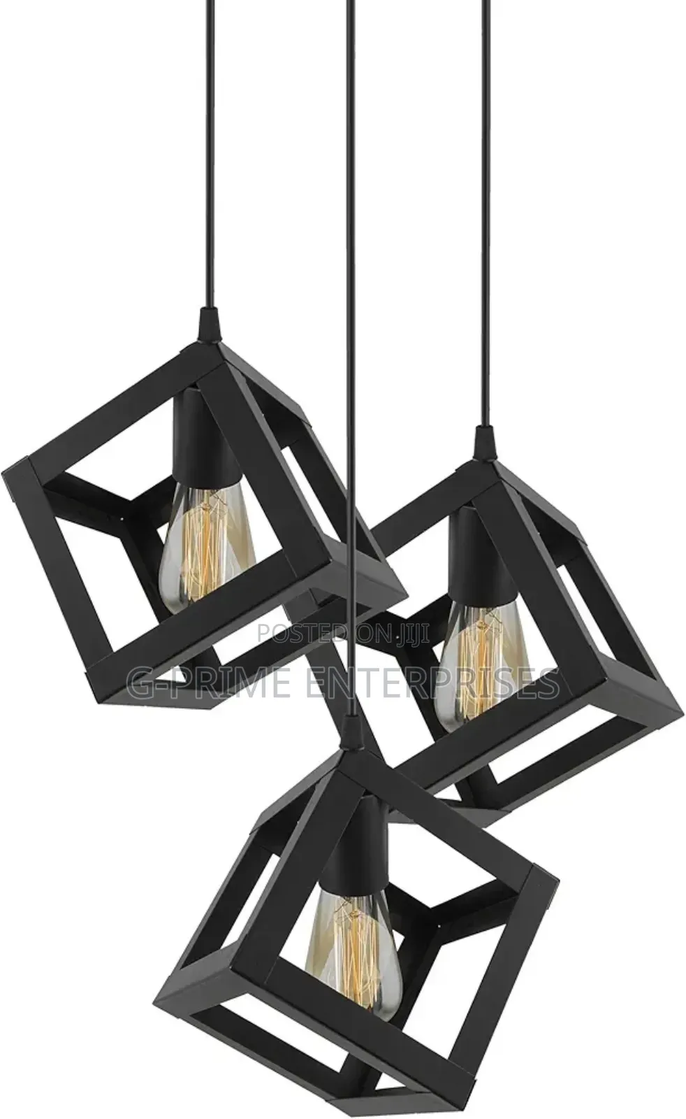Geometric Iron Pendant 3 in 1