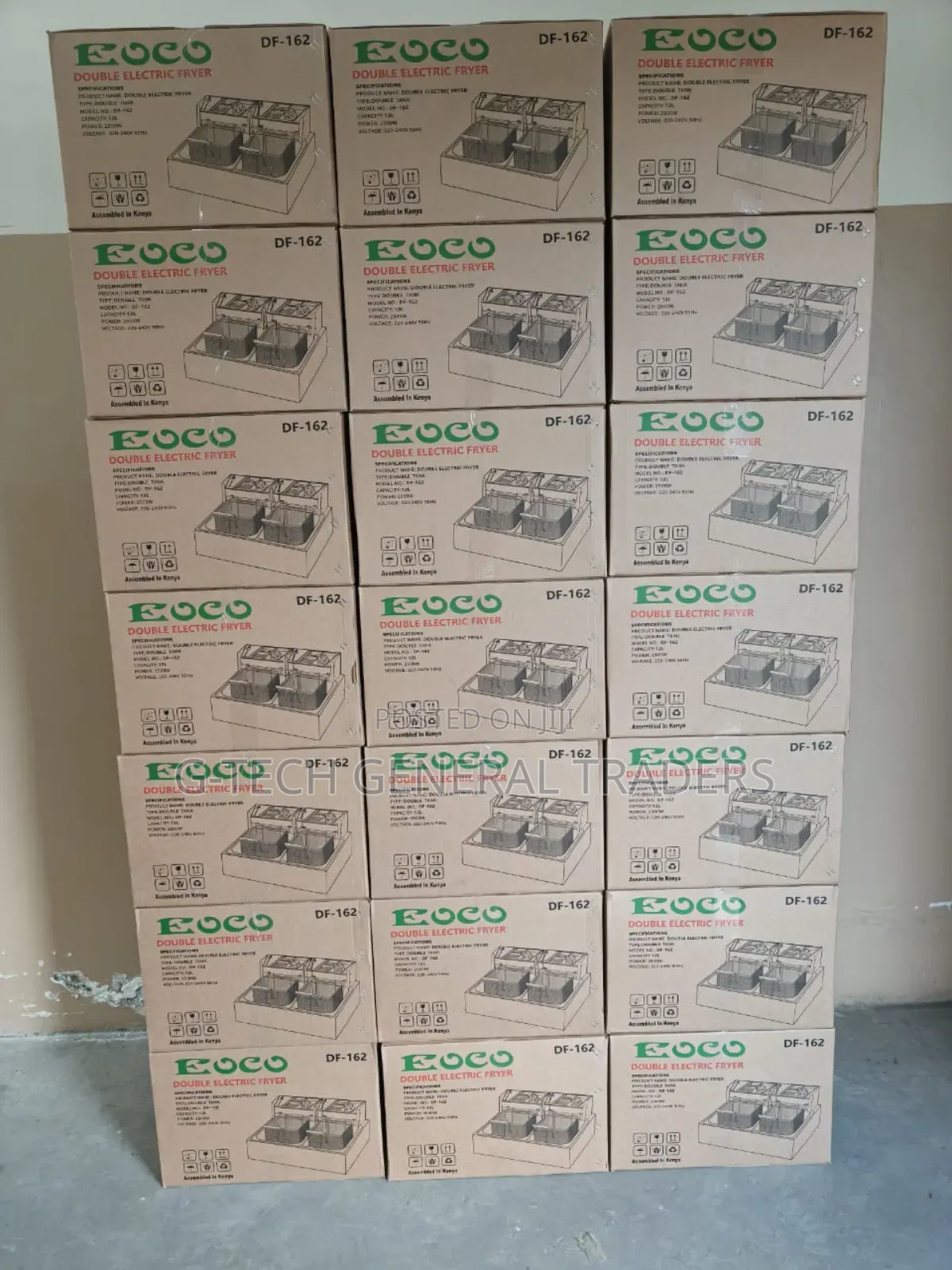 Ecco 12l Energy Saver Double Tank Chips Frying Machine