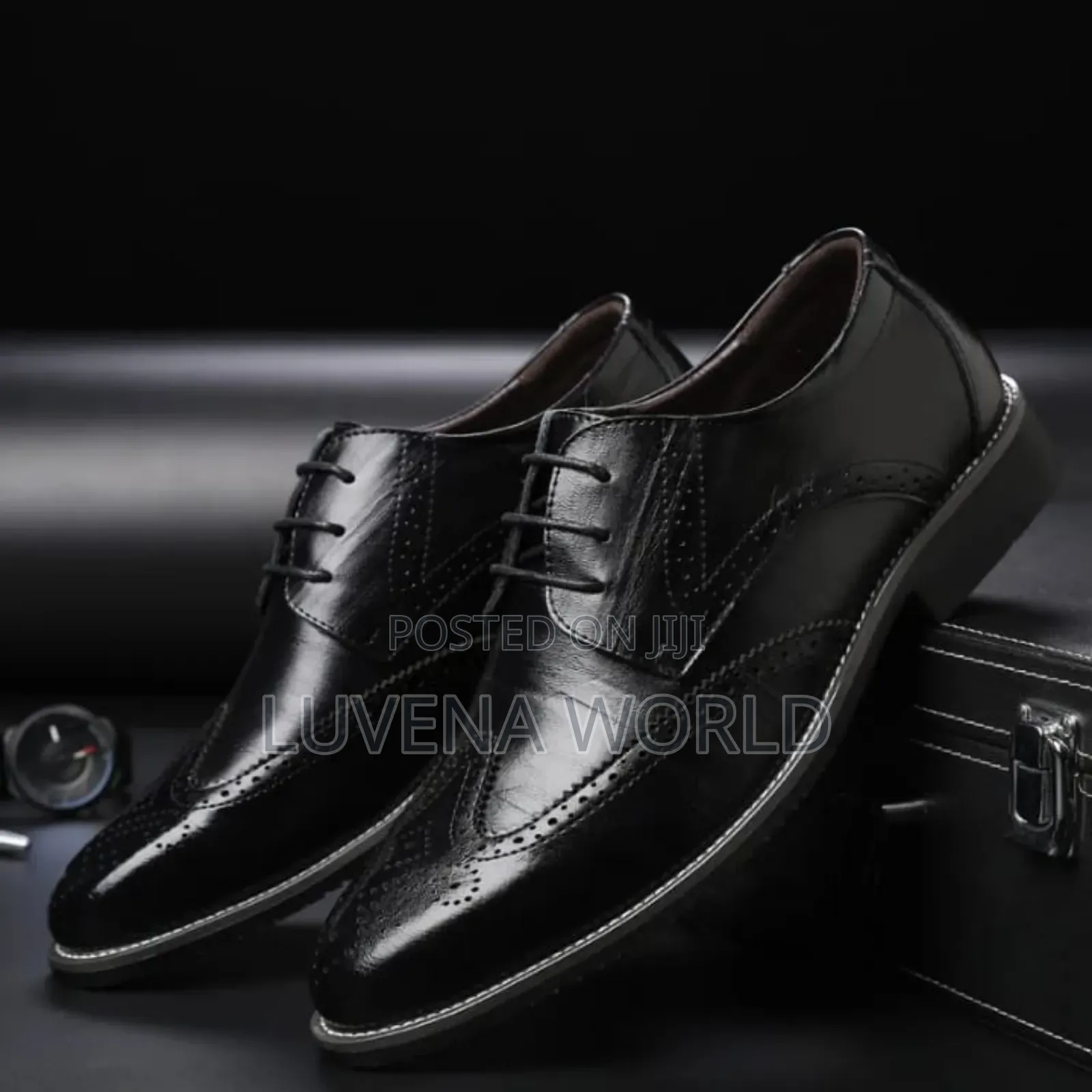 Blue Anf Black Official Mocassins