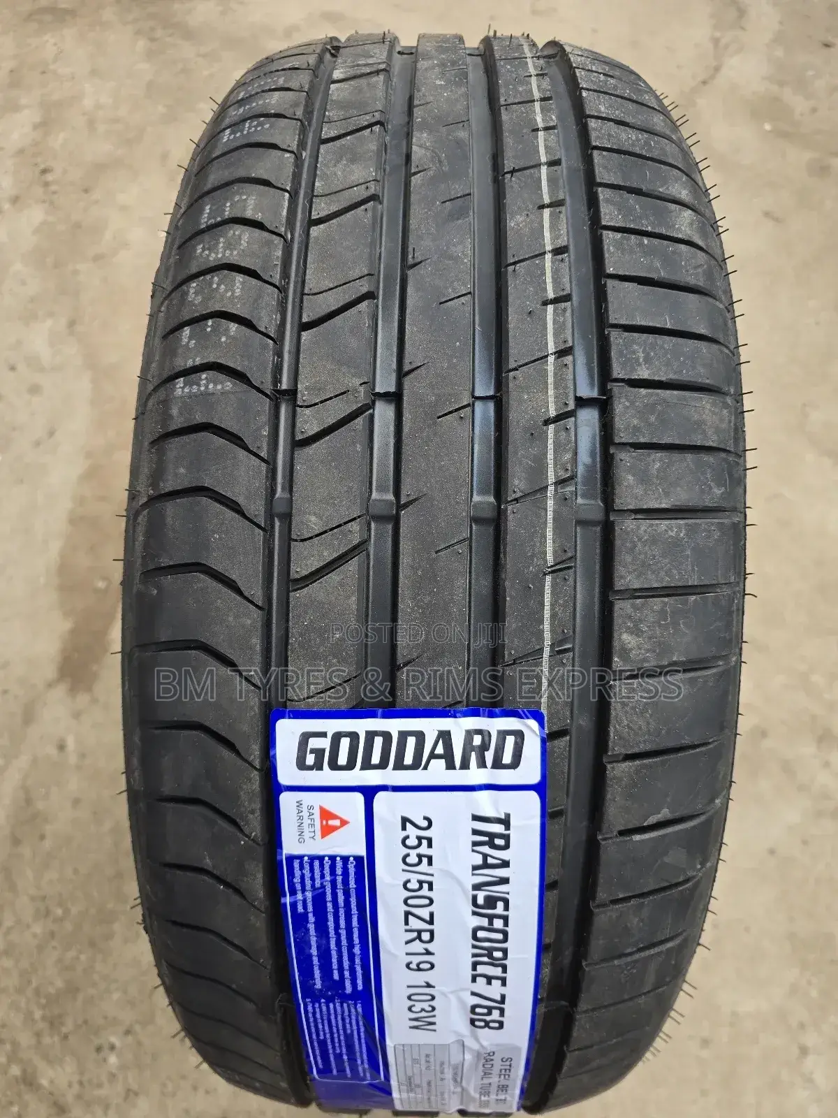 255 /50 R19 Goddard Tyres (Transforce)