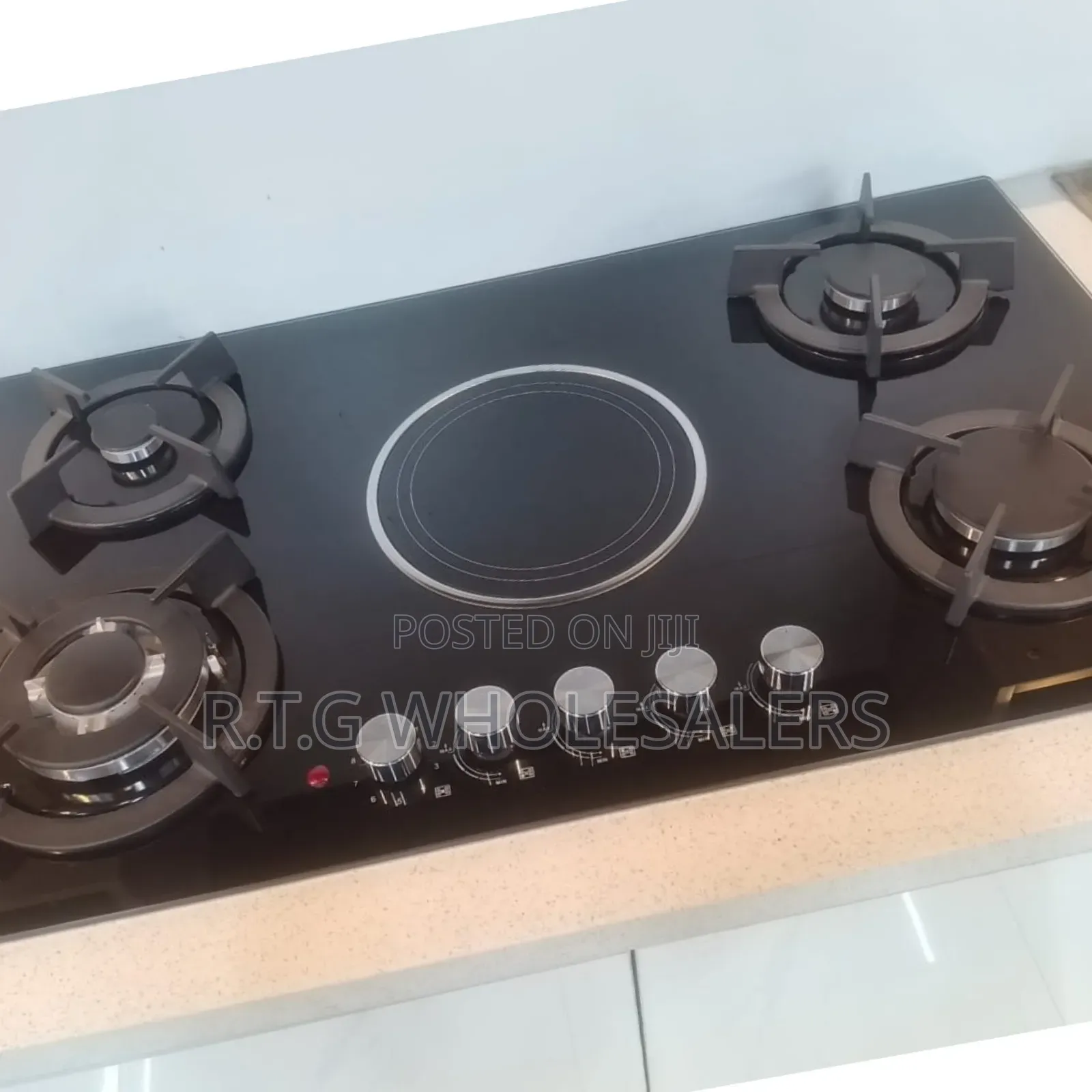Bolesi Inbuilt Tempered Glass Gas Hob With Gas Sensor Infrared Plate