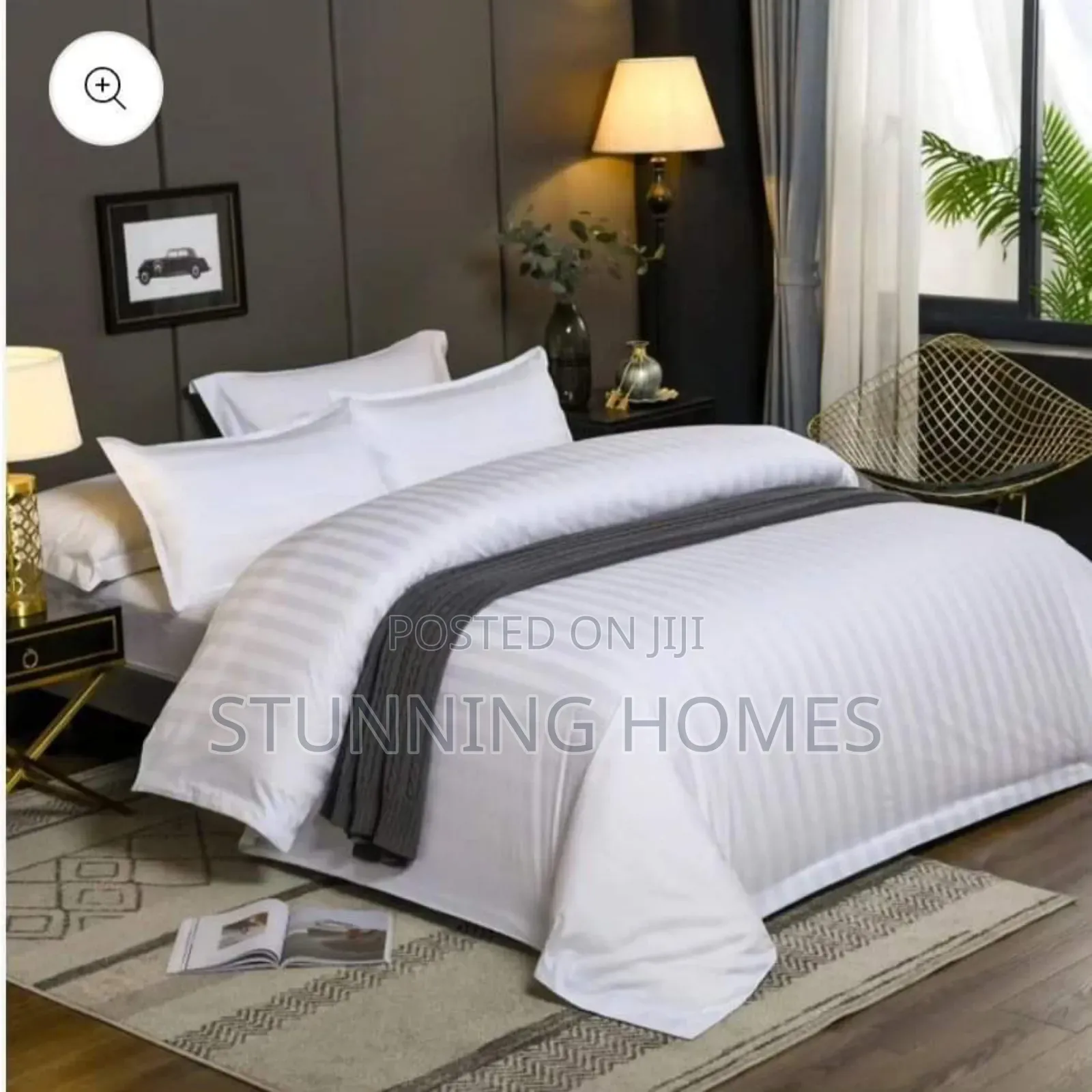 Hotel Quality Stripped Duvet Cover Set
