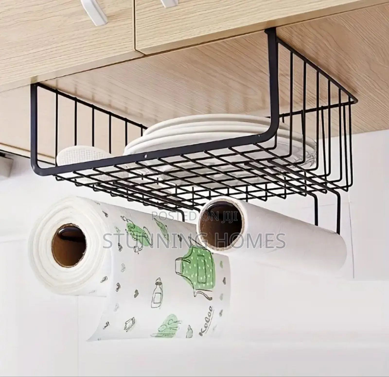 Ubder the Shelf Organizer With Towel Rack