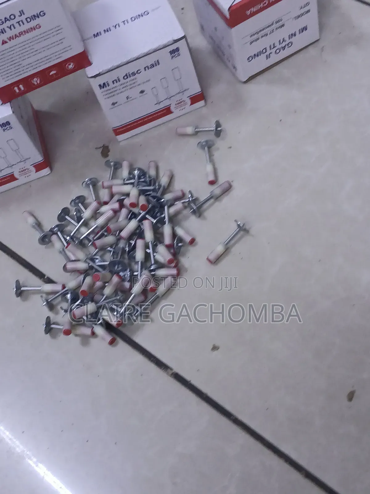 Manual, 100pc Rivet,Nails ,Steel Gun