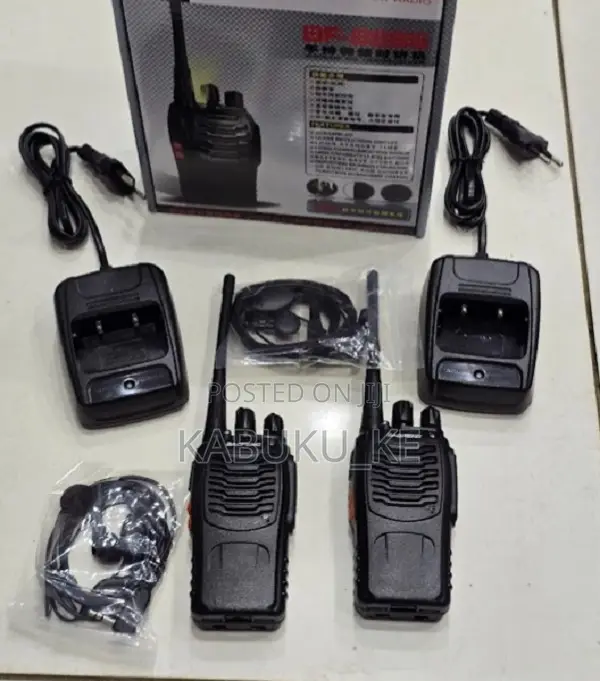 Walkie Talkies 888s Rechargeable Radio Two Way Radio – Pack Of 2 Pcs