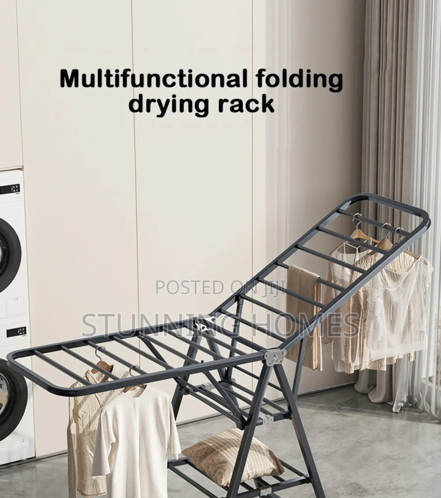 Foldable Clothes Drying Rack