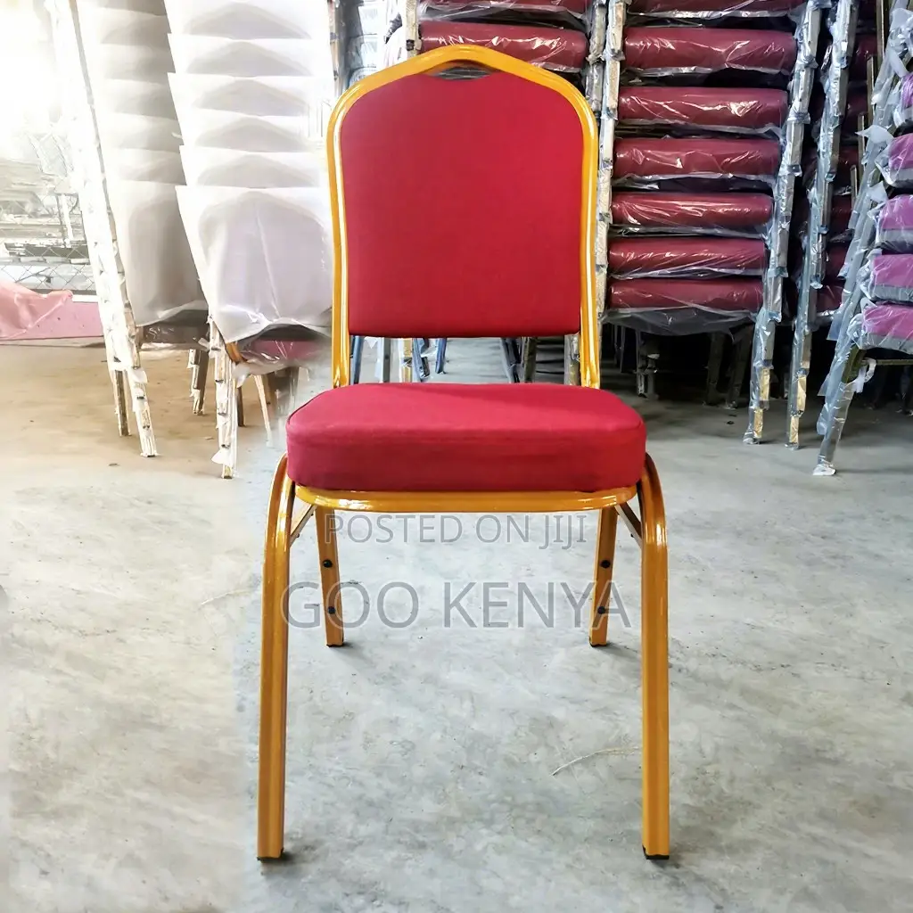 Home Chair; Upholstered Fabric Banquet Chair – Durable Event Seating
