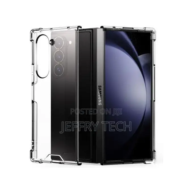 Galaxy Z Fold 6 Case Clear, Ultra Thin Hard Pc Back Soft Tpu Bumper
