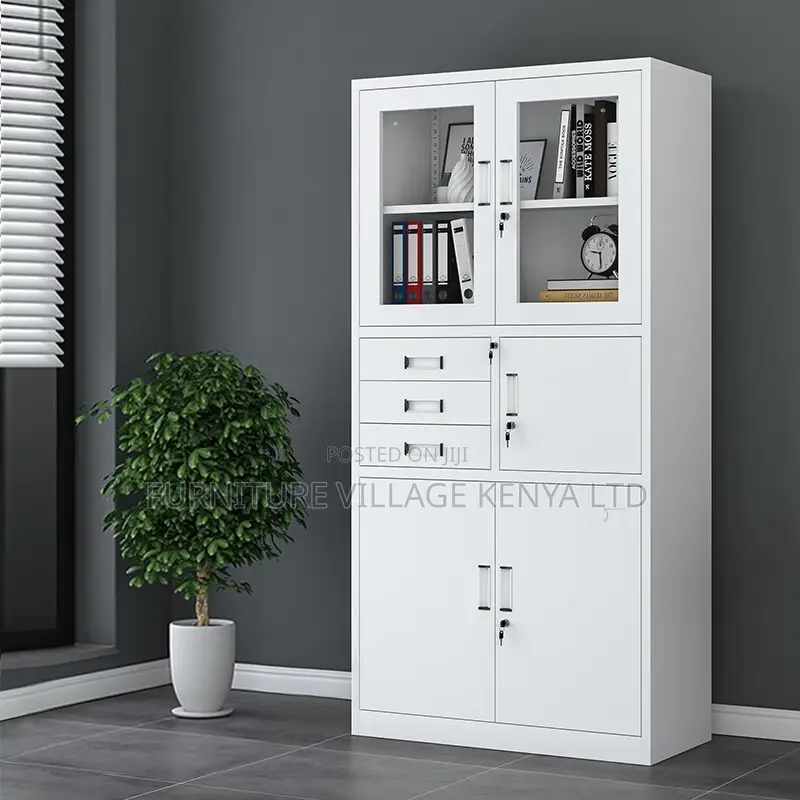 Office Cabinet;2-door Metal Lockable With Safe Office Filling Cabinet