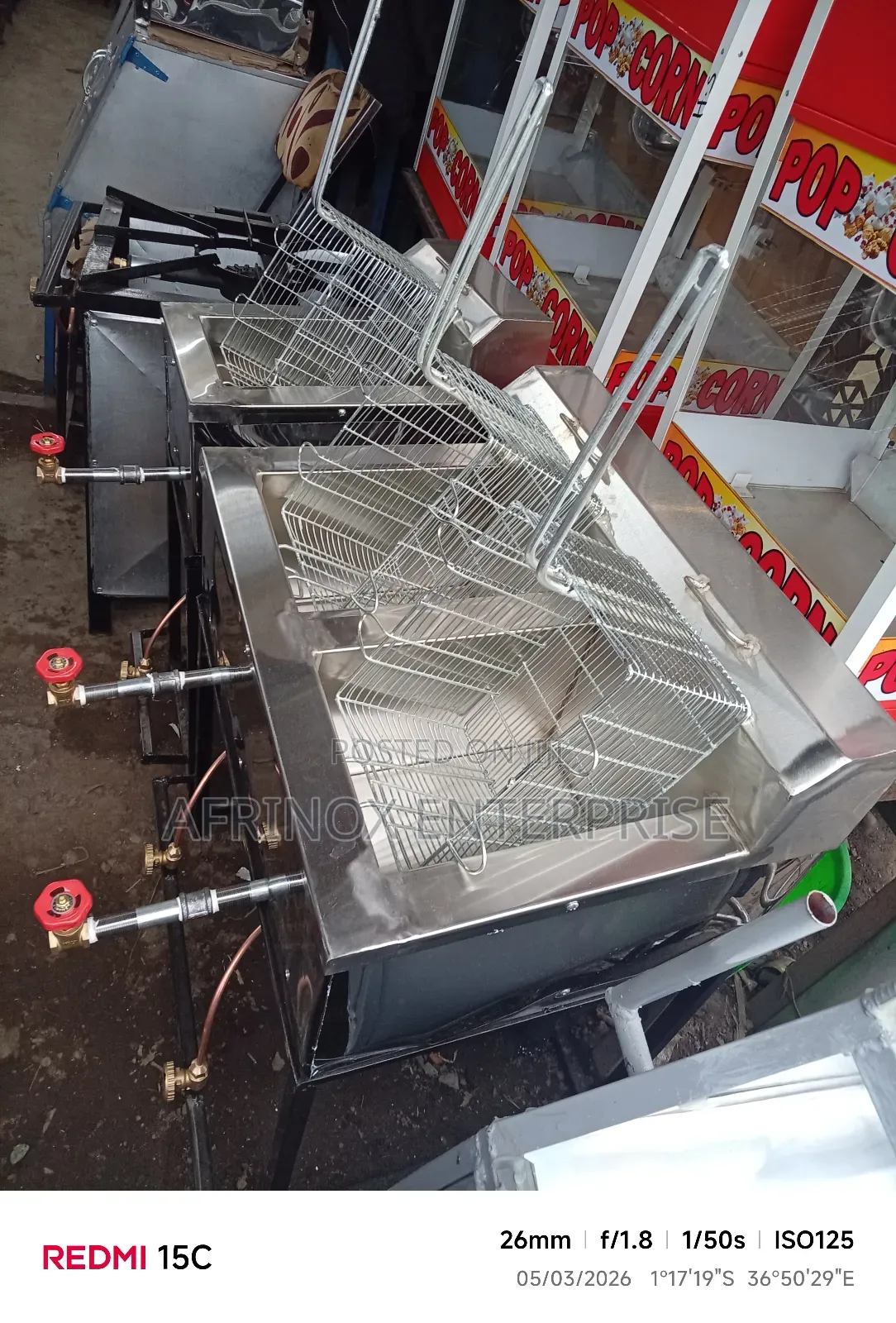 Snacks Gas Deep Fryer For Restaurant