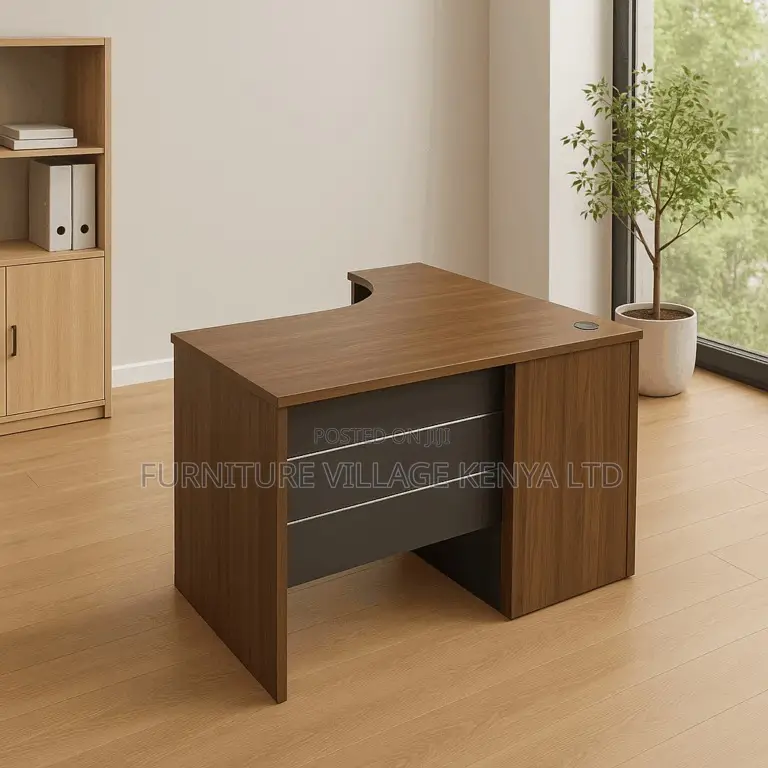 Office Desk; 140cm Curved Executive Office Desk