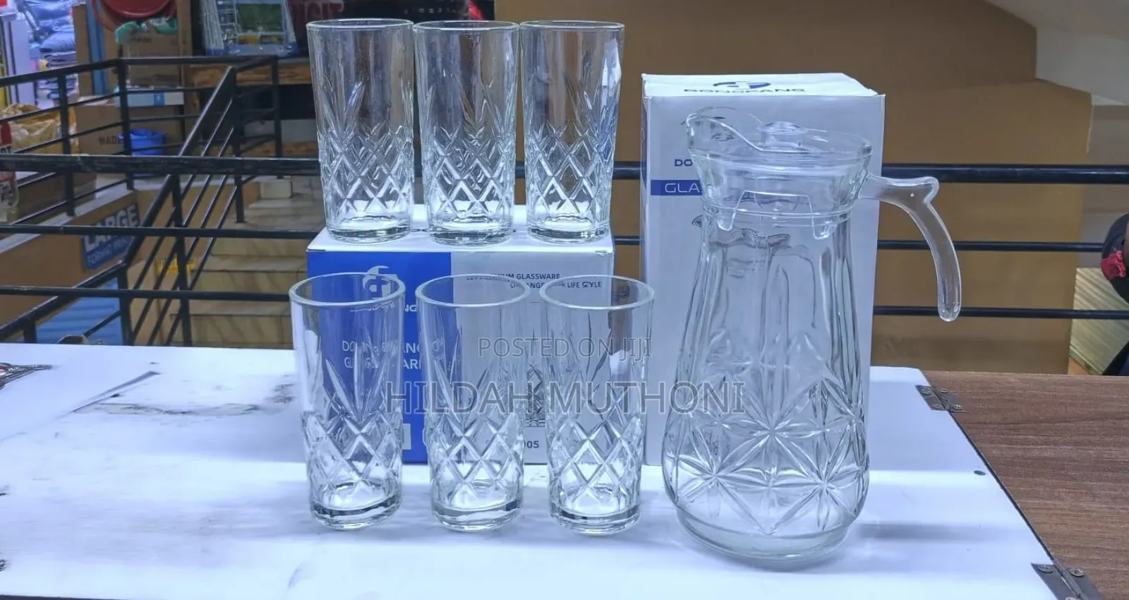 1.8 LTRS Jug
6 PCS 330ml Glasses