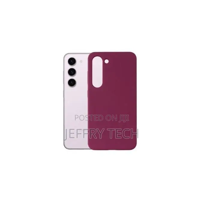 Soft Silicone Back Cover for Samsung Galaxy S25 Plus – Protec Maroon