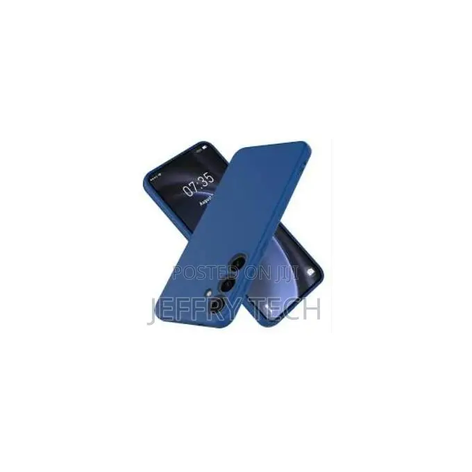 Soft Silicone Back Cover for Samsung Galaxy S24 Fe – Protec-Thin, Blue