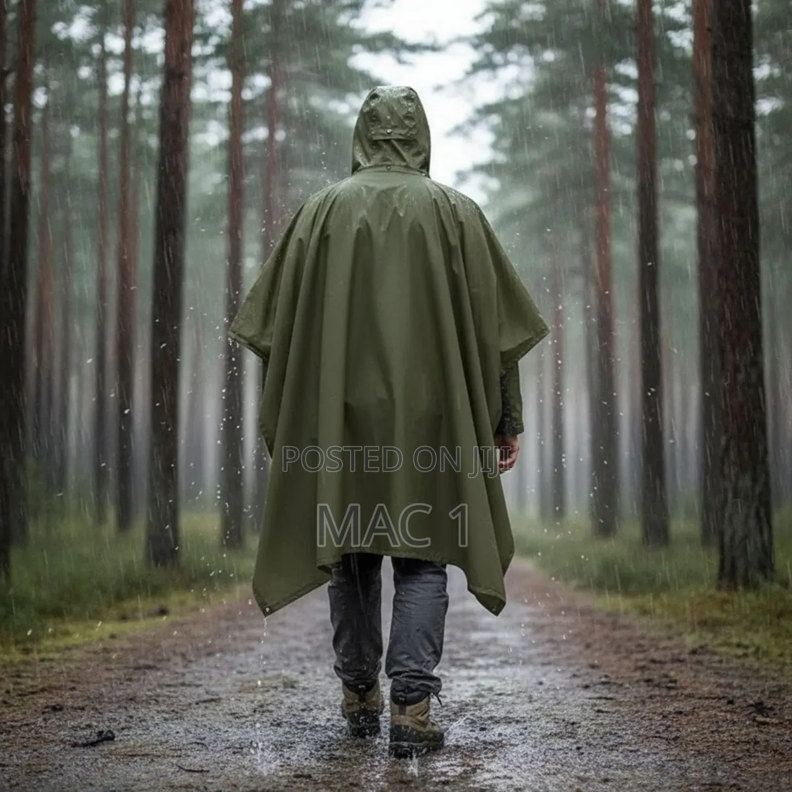 Ttactical Raincoat Poncho Waterproof Adult Raincoats