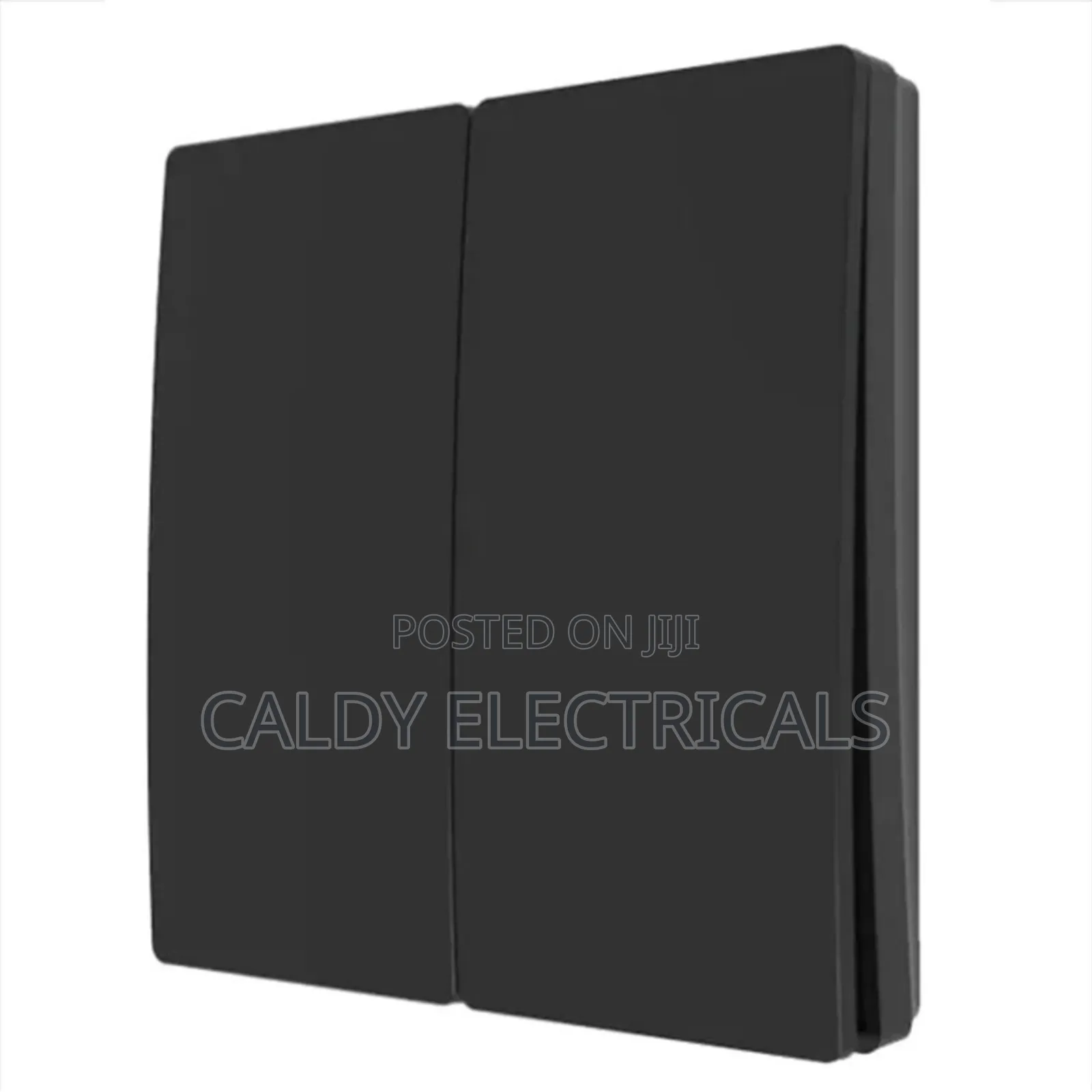 Vintage Modern Black 2-gang 2-way Light Switch S9k