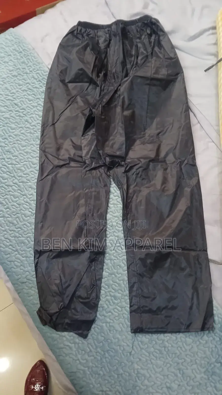 Raincoat and Pants Waterproof With Reflector Stripes With Carrier Bag