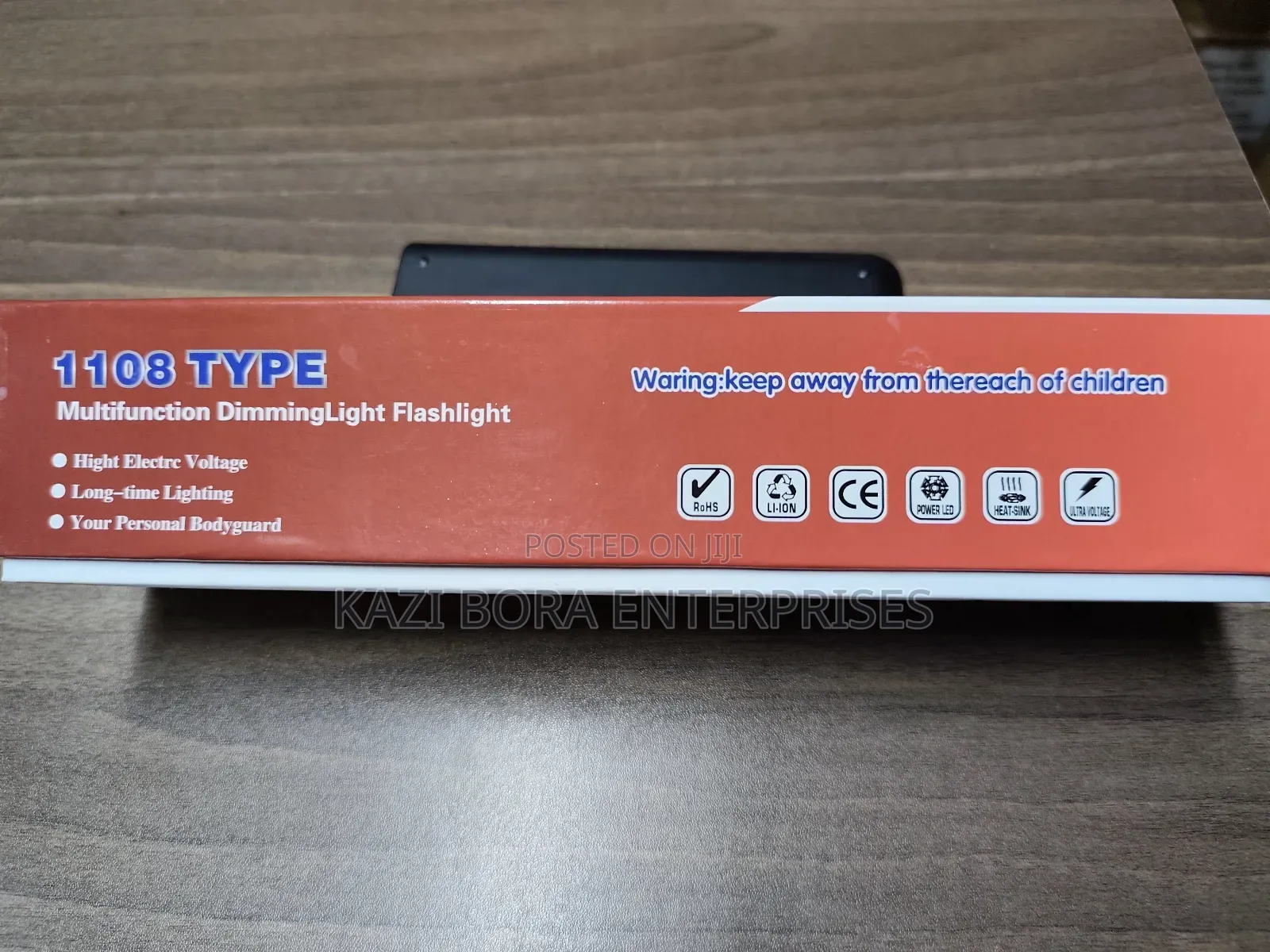 Multifunction Led Rechargeable Torch With Shock