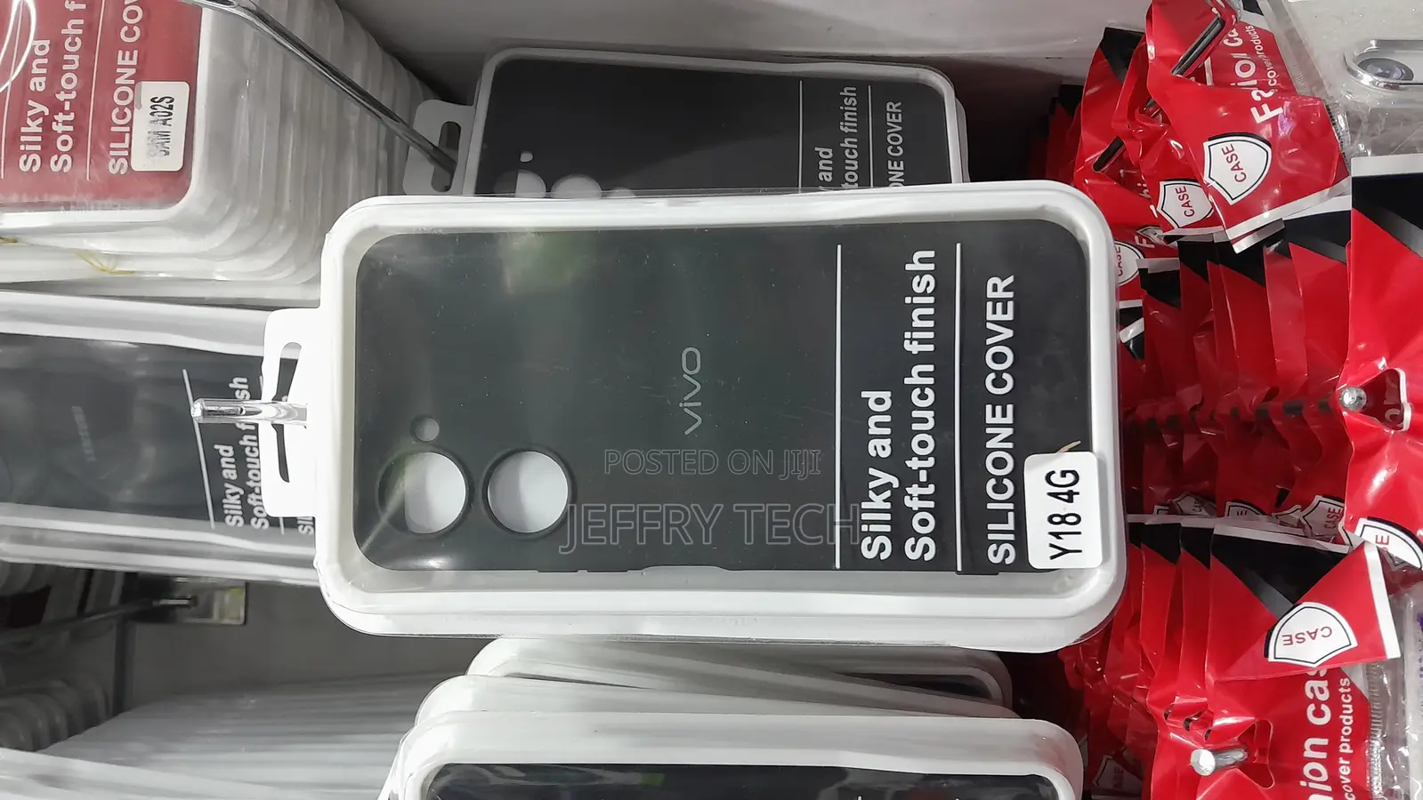 Bina Vivo Y18 4g, Silicone Protective Phone Case With Silicone Lanyard