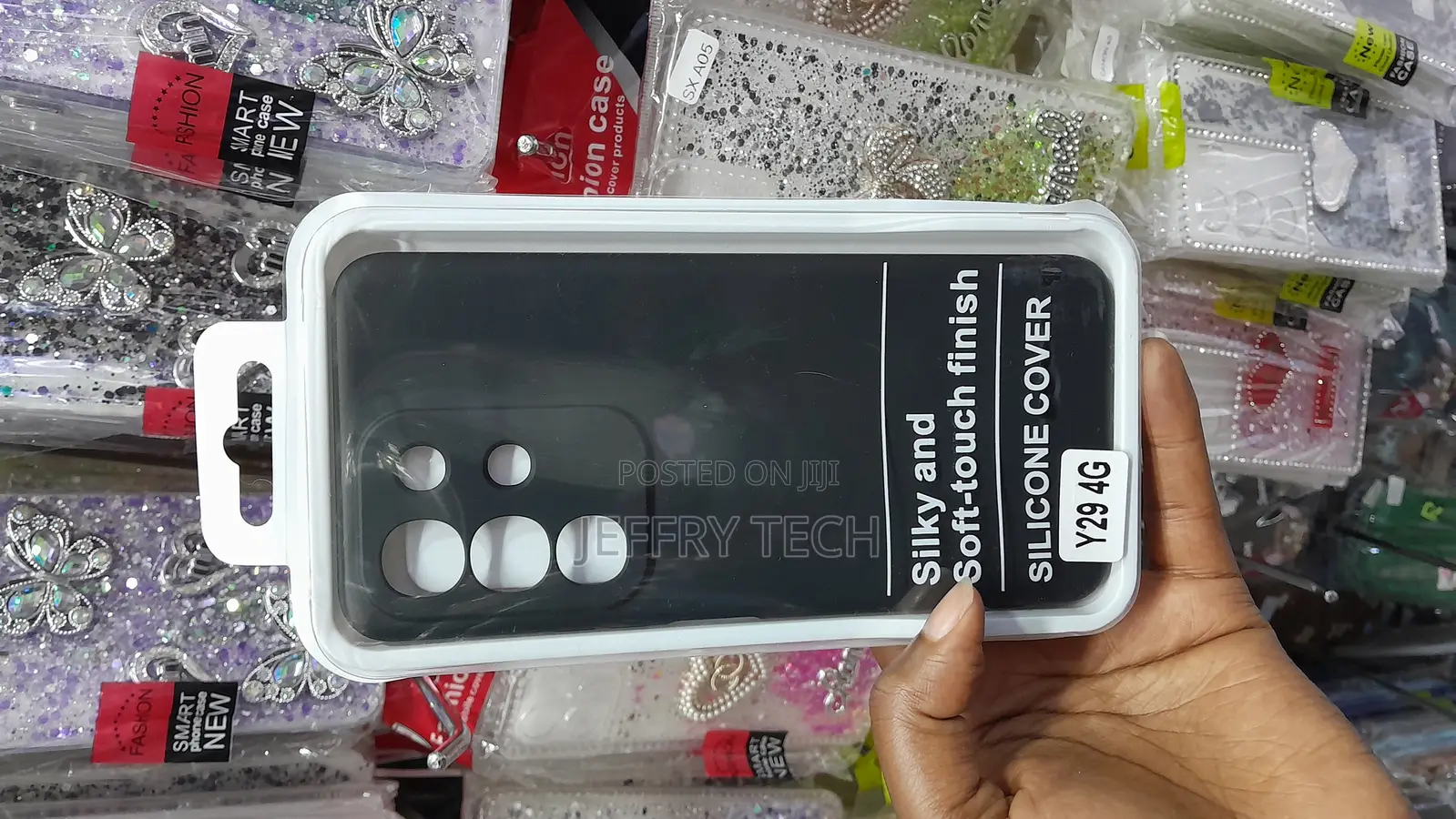 Qiopn Silicone Case for Vivo Y29 4g With Cloth Inner Lining
