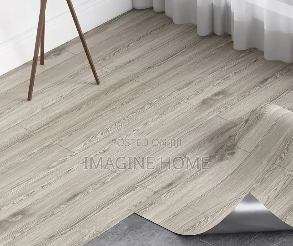 Grey Durable Vinly Flooring Mkeka Wa Mbao