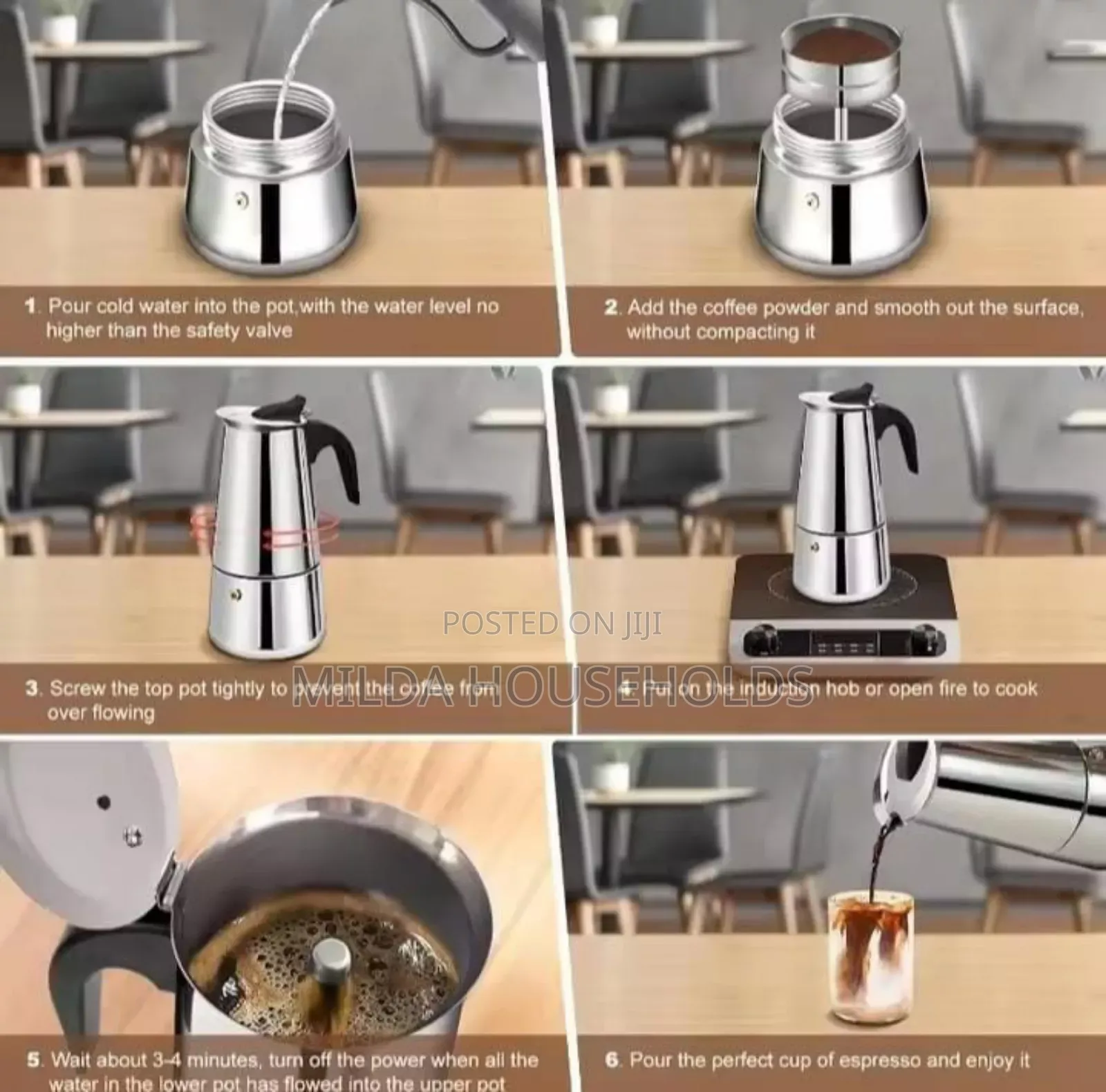 600 Stainless Steel Coffee Pot
