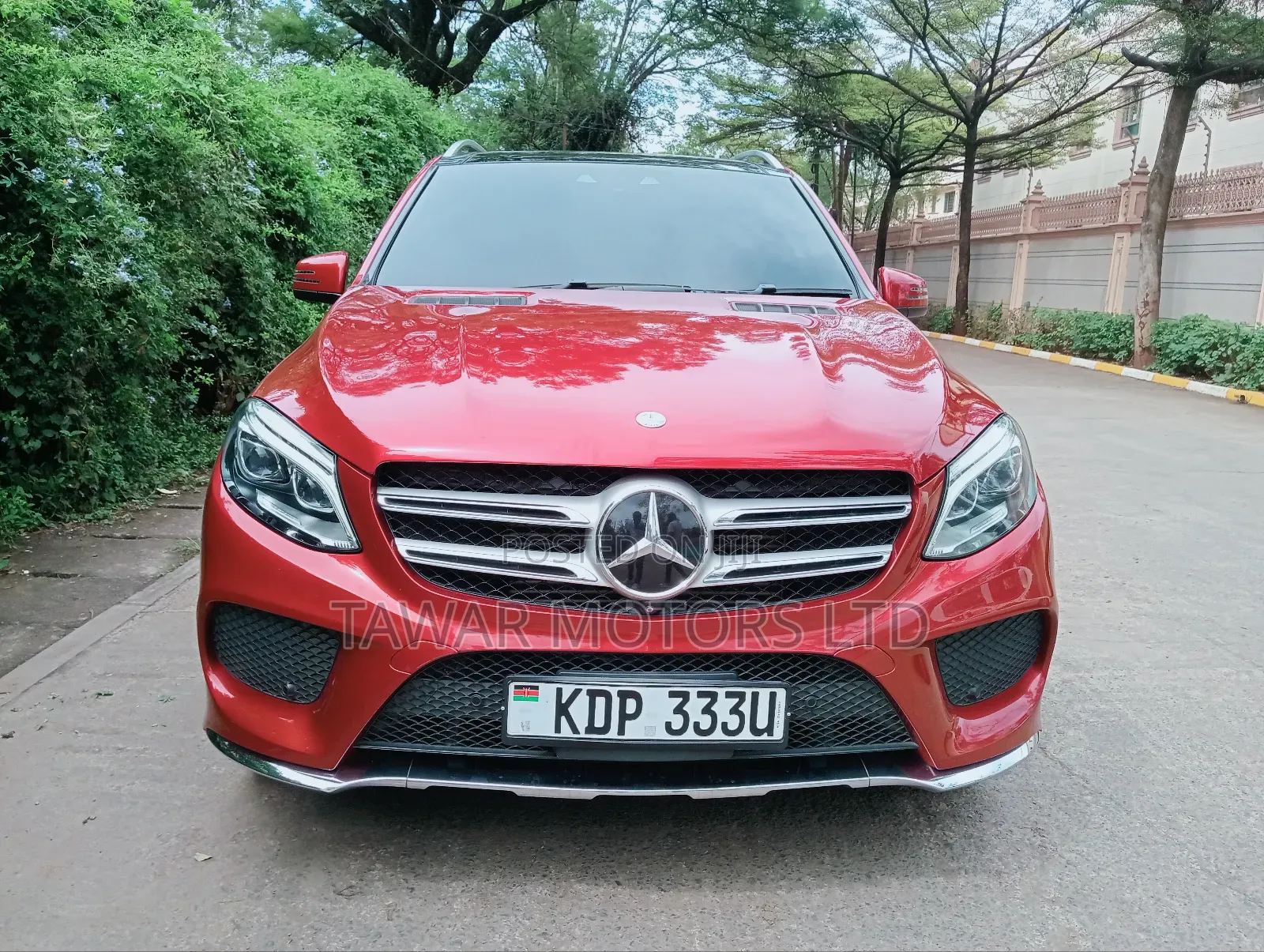 Mercedes-Benz GLE-Class 2016 Red
