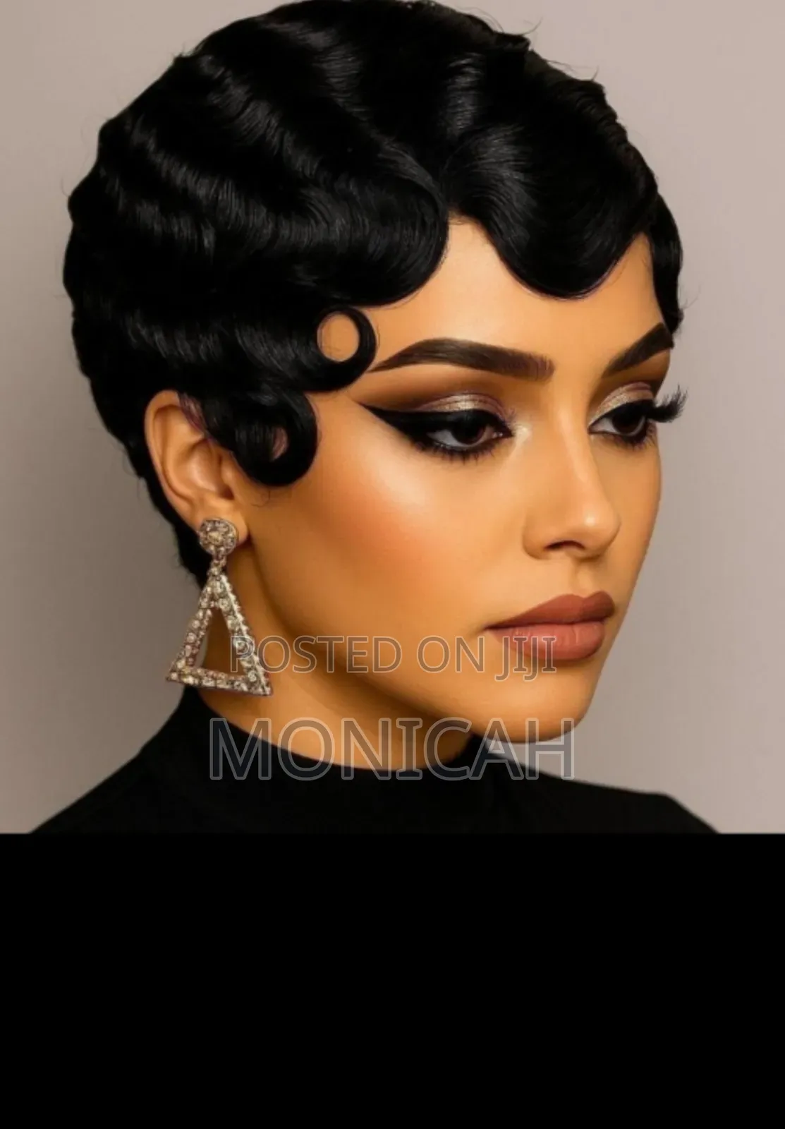 Styled Pixie Wig