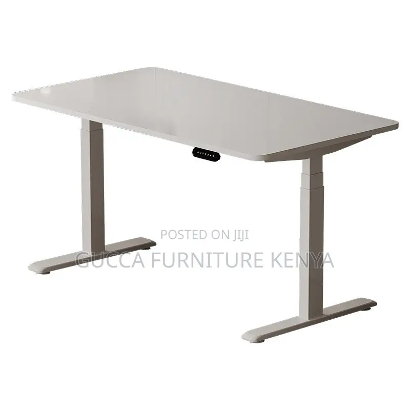 1200mm White Motorized Electric Office Desk