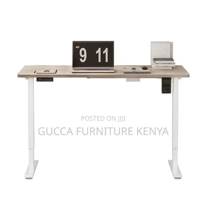 1200mm White Motorized Electric Office Desk