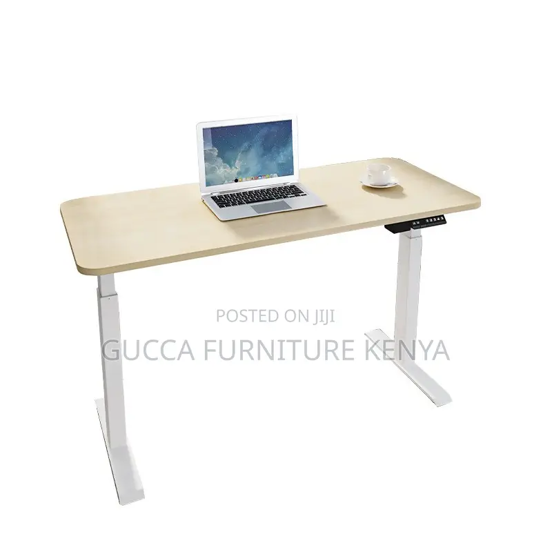 1200mm White Motorized Electric Office Desk