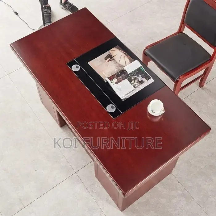 Office Desk; Classy 140cm Mahogany Executive Office Desk