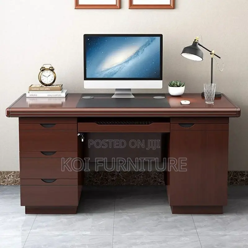 Office Desk; Classy 140cm Mahogany Executive Office Desk