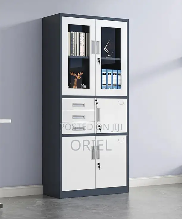 Office Cabinet :2-Door Office Filling Cabinet With Inbuilt Secure Safe