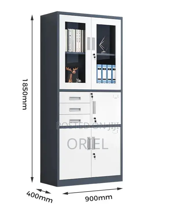 Office Cabinet :2-Door Office Filling Cabinet With Inbuilt Secure Safe