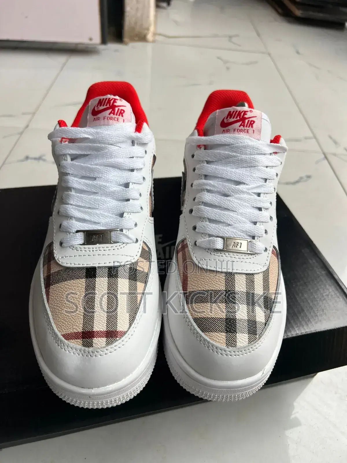 Nike Airforce Burberry Unisex