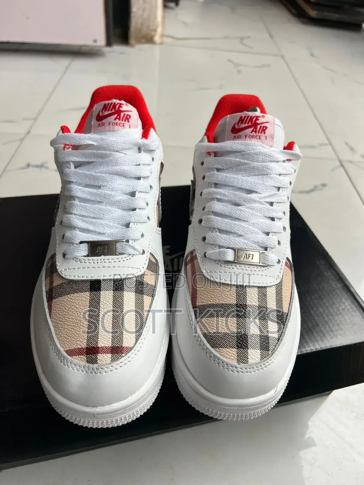 Nike Airforce Burberry Unisex