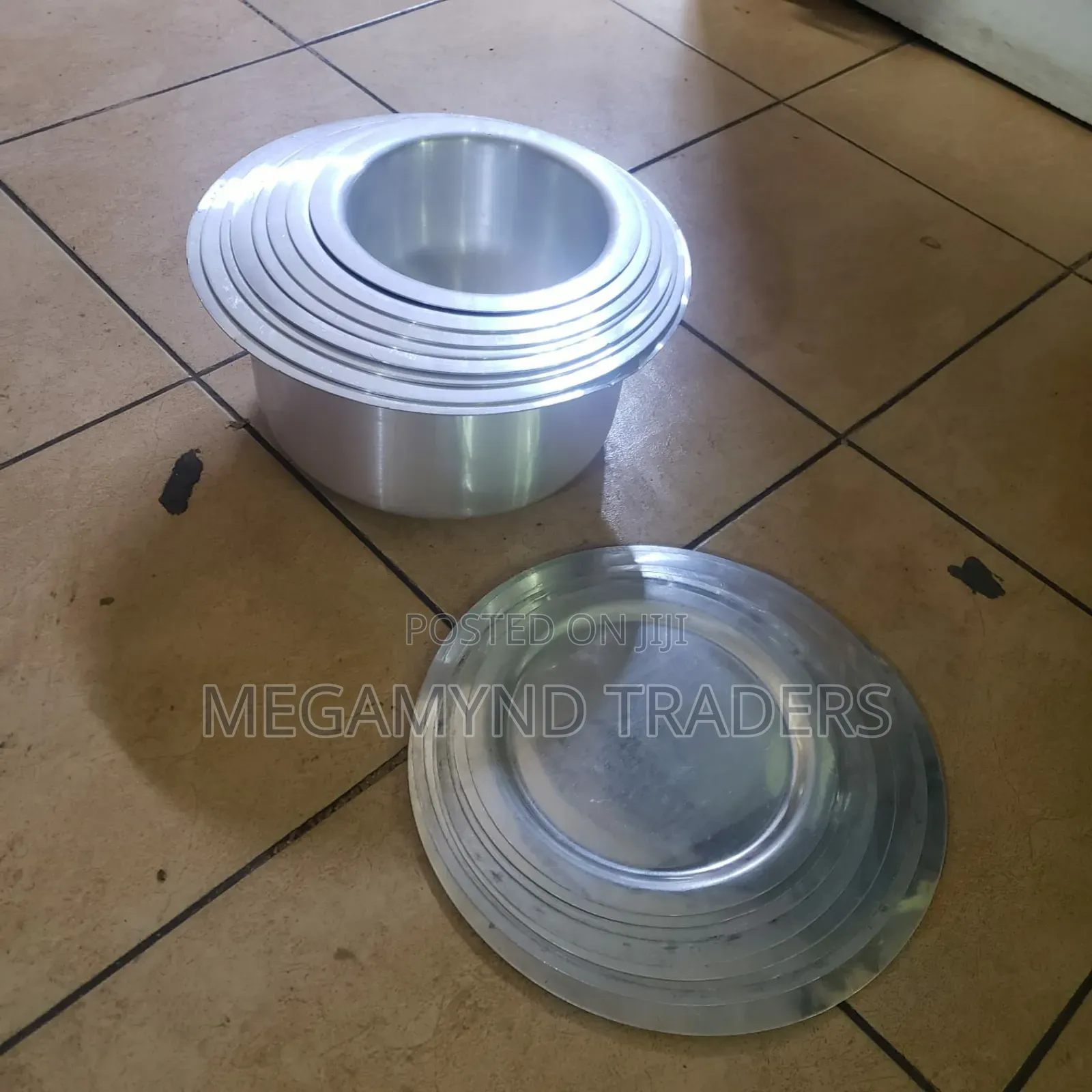 8pc Aluminium Sufuria / Sufuria Heavy Gauge