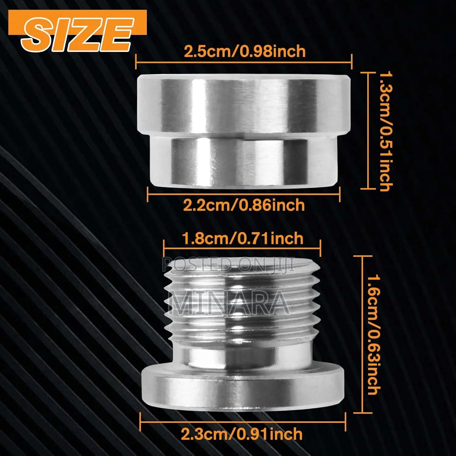 1 Pc,Oxygen Sensor Mounting Bung Plug Exhaust Weld in Bung M18 X1.5